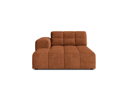 Chaiselongue Chenille Anthrazit Jennifer — Brick