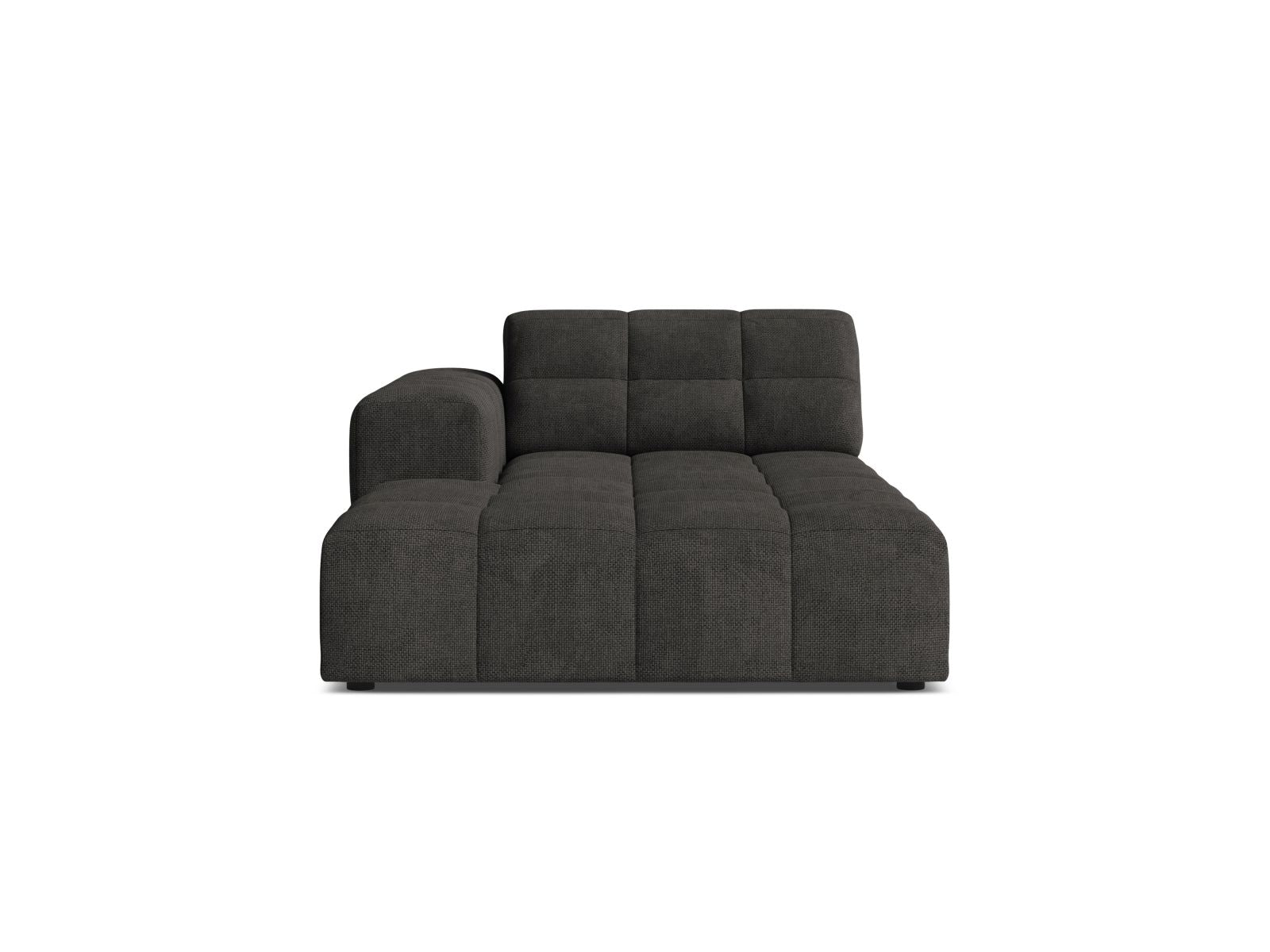 Jennifer Chaise Longue, 108x167 cm — Dark Grey / Left