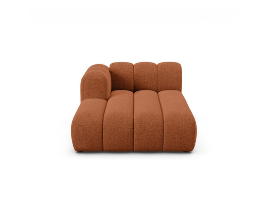 Lupine Chaise Longue, 2 Seats, 117x177 cm — Brick / Left
