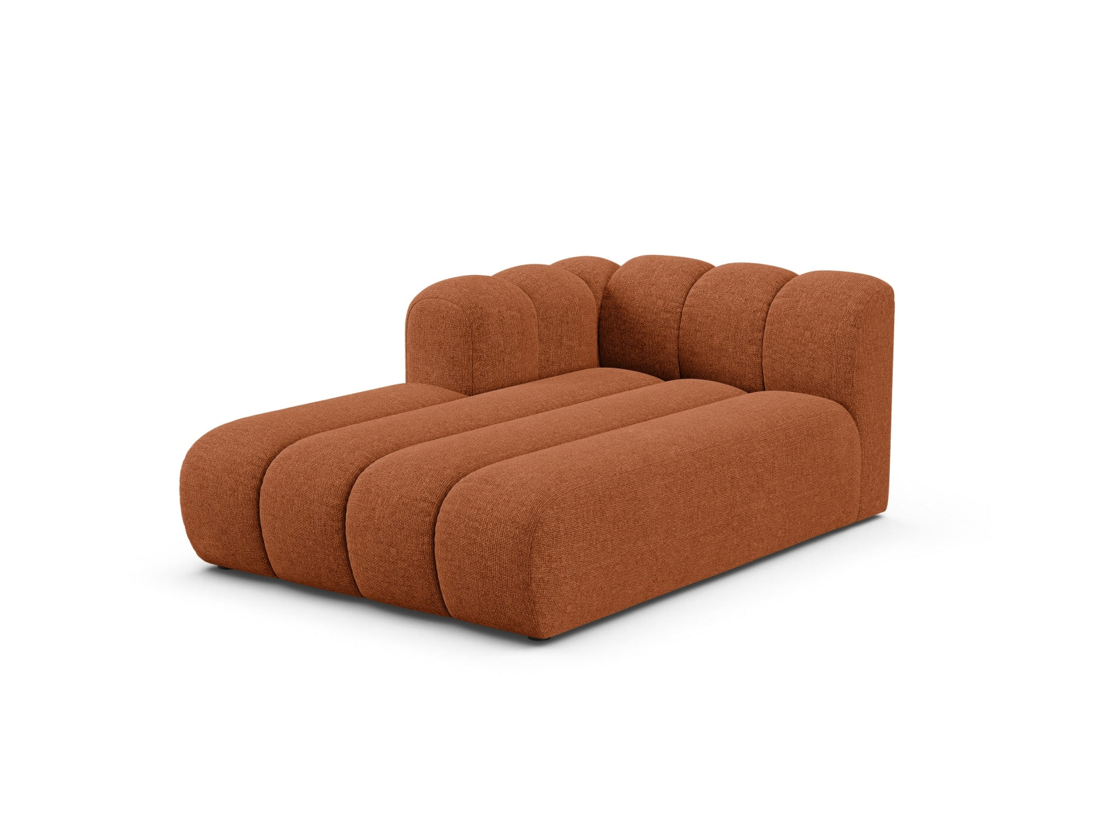 Chaiselongue Chenille Brick Lupine — Wohnbeispiel