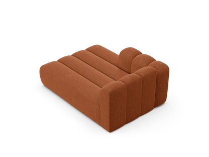 Chaiselongue Chenille Brick Lupine — Detailansicht