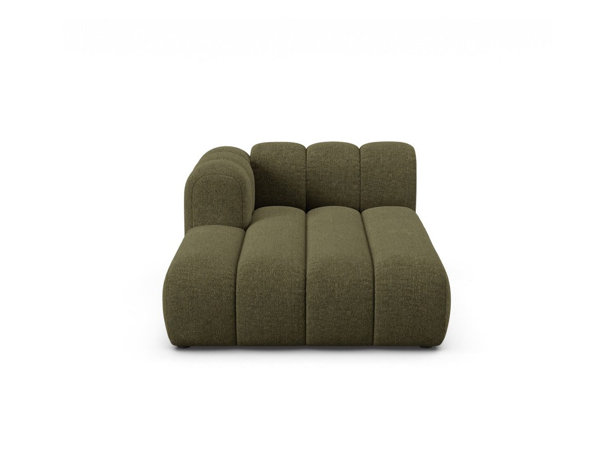 Lupine Chaise Longue, 2 Seats, 117x177 cm — Green / Left