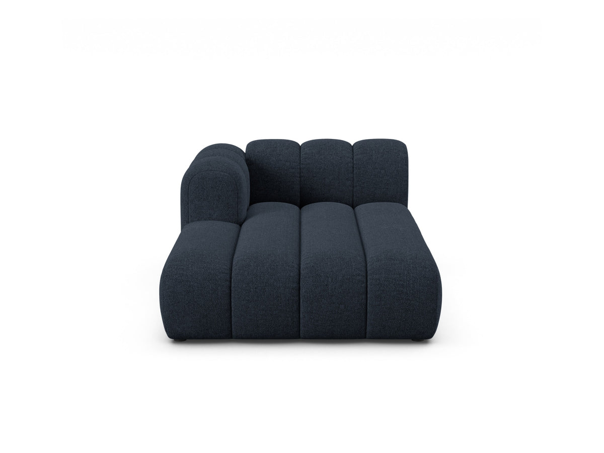 Lupine Chaise Longue, 2 Seats, 117x177 cm — Navy Blue / Left
