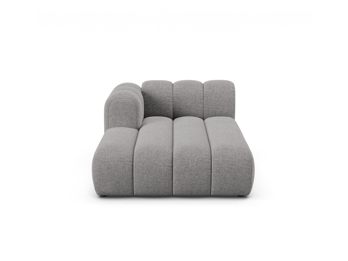 Lupine Chaise Longue, 2 Seats, 117x177 cm — Light Grey / Left