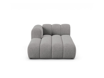 Chaiselongue Chenille Brick Lupine — Light Grey