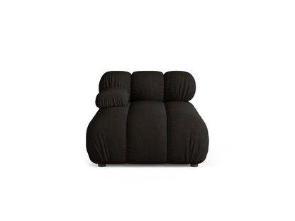 Chaiselongue Strukturstoff Beige Bellis — Black