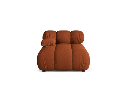 Chaiselongue Strukturstoff Beige Bellis — Brick