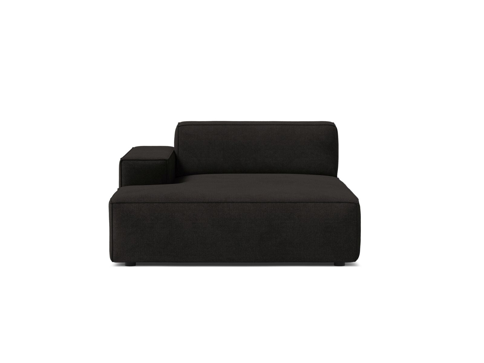 Jodie Chaise Longue, 102x162 cm — Black / Left