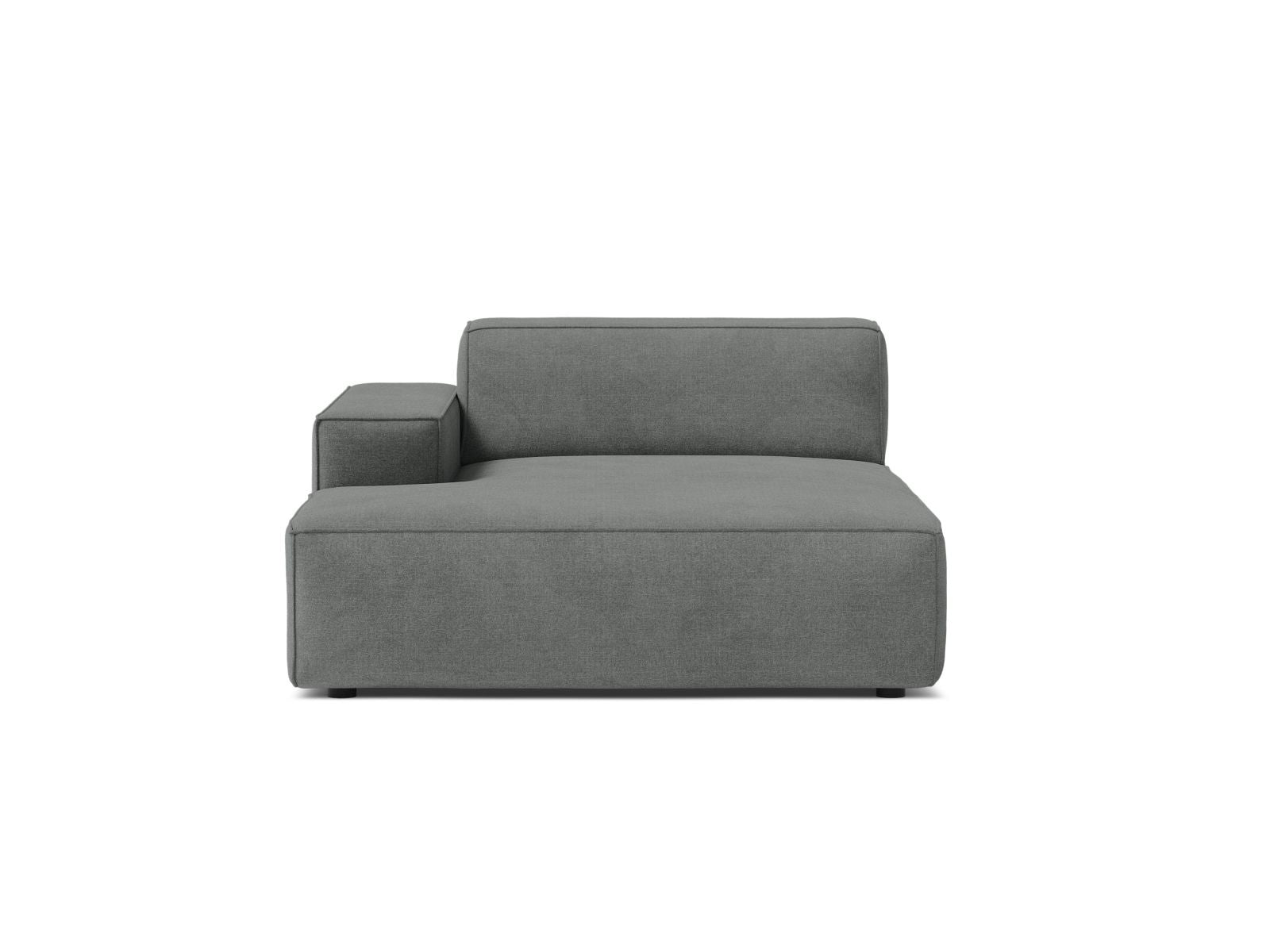 Jodie Chaise Longue, 102x162 cm — Grey / Left
