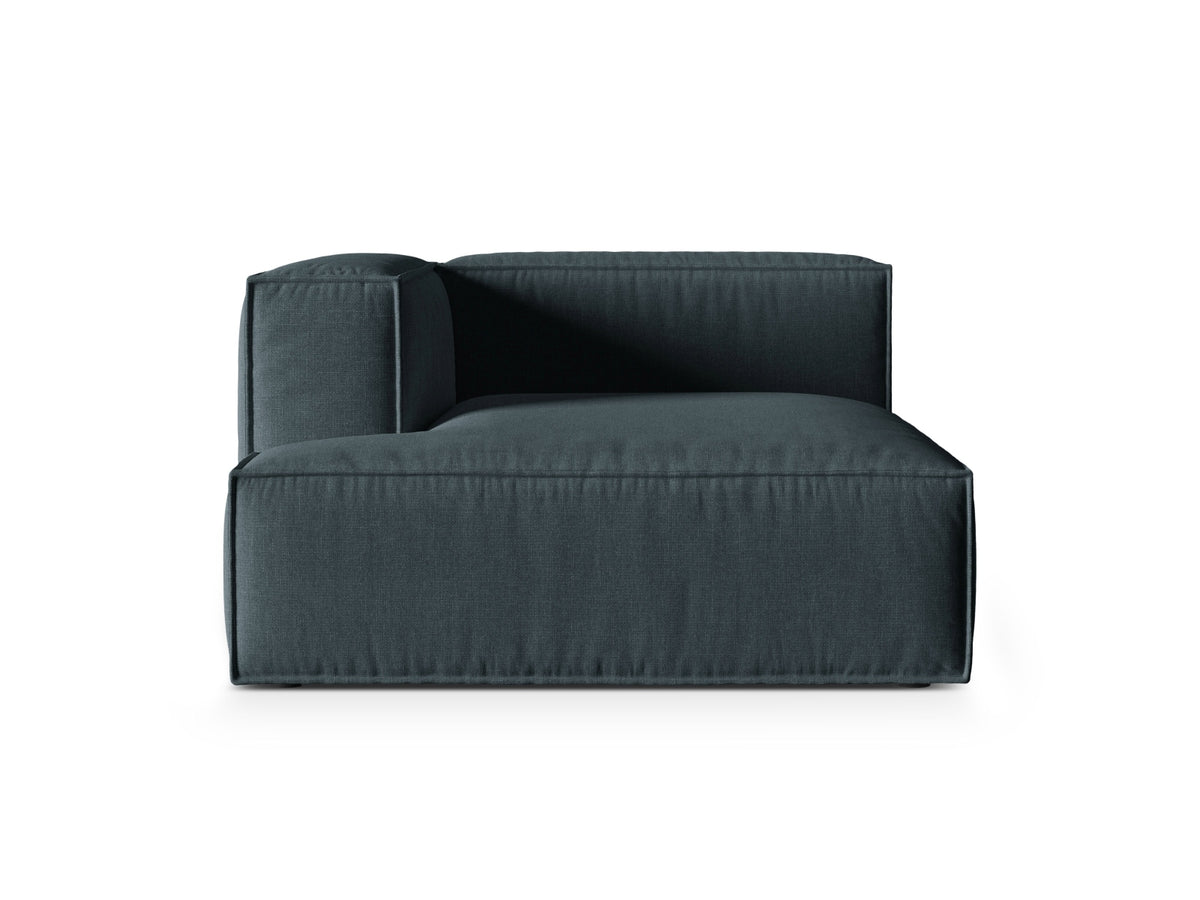 Nuria Modular Chaise Longue, 127x147 cm — Deep Petrol / Left