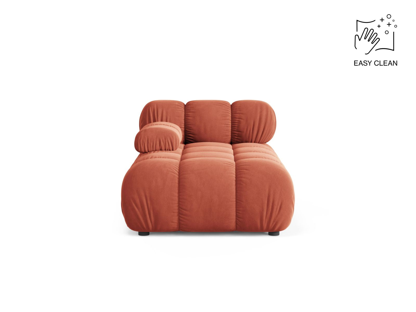 Bellis Chaise Longue, 94x155 cm — Coral / Left