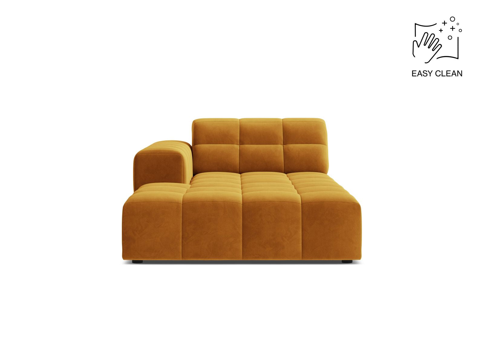 Jennifer Chaise Longue, 108x167 cm — Yellow / Left