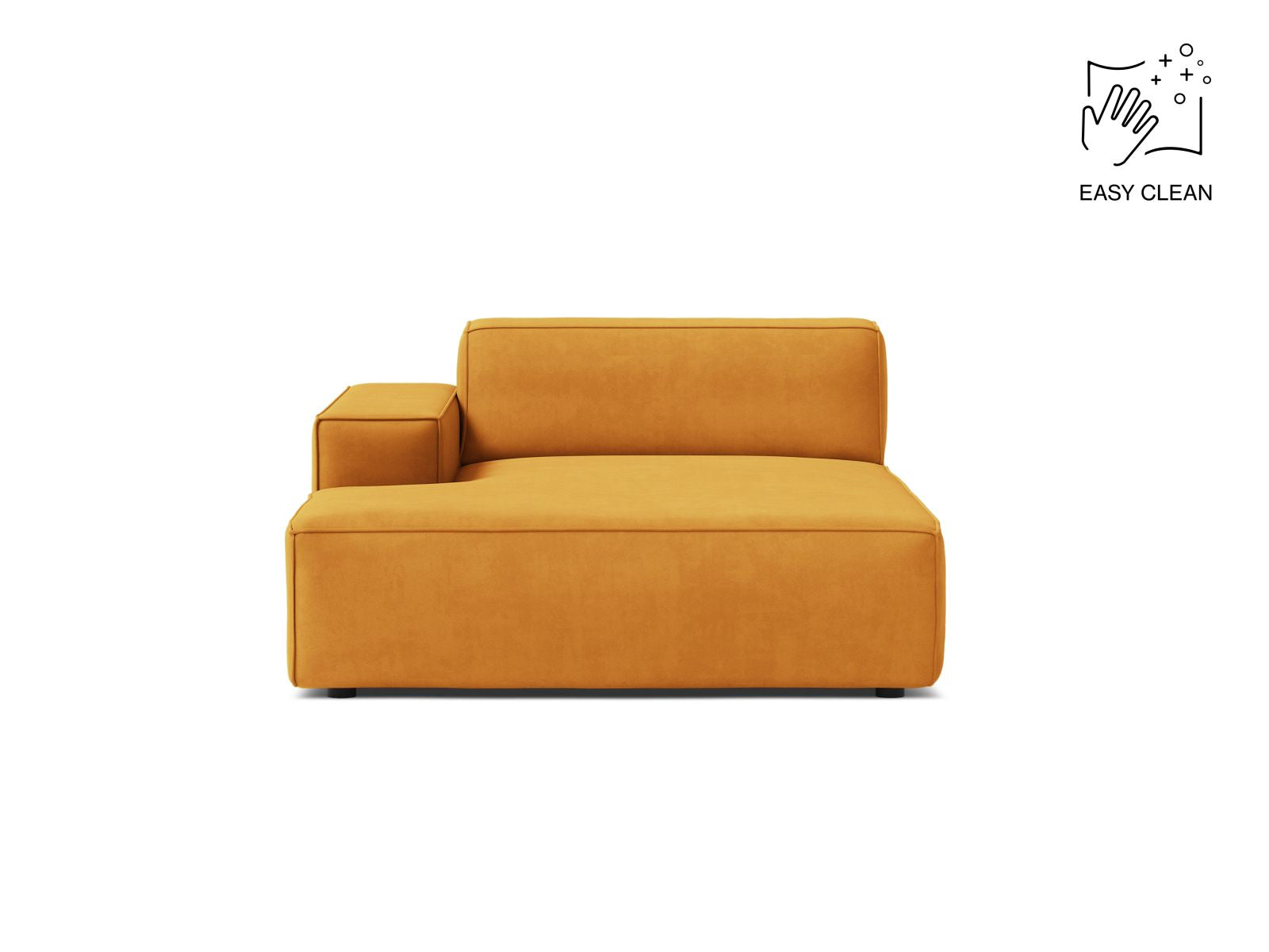 Jodie Chaise Longue, 102x162 cm — Yellow / Left