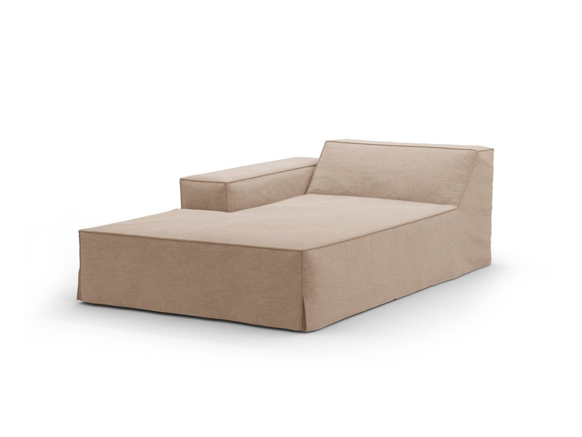 Jodie Chaise Longue, 102x162 cm — Sand / Left