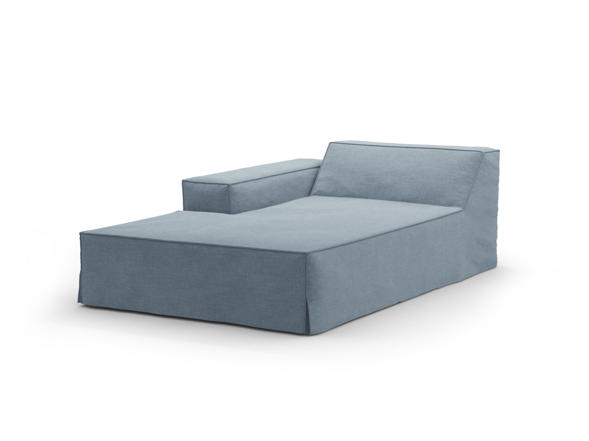 Jodie Chaise Longue, 102x162 cm — Muted Blue / Left
