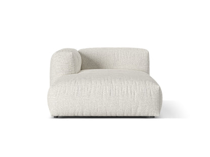 Chaiselongue Bouclé Anthrazit Martina — Grey Beige Melange