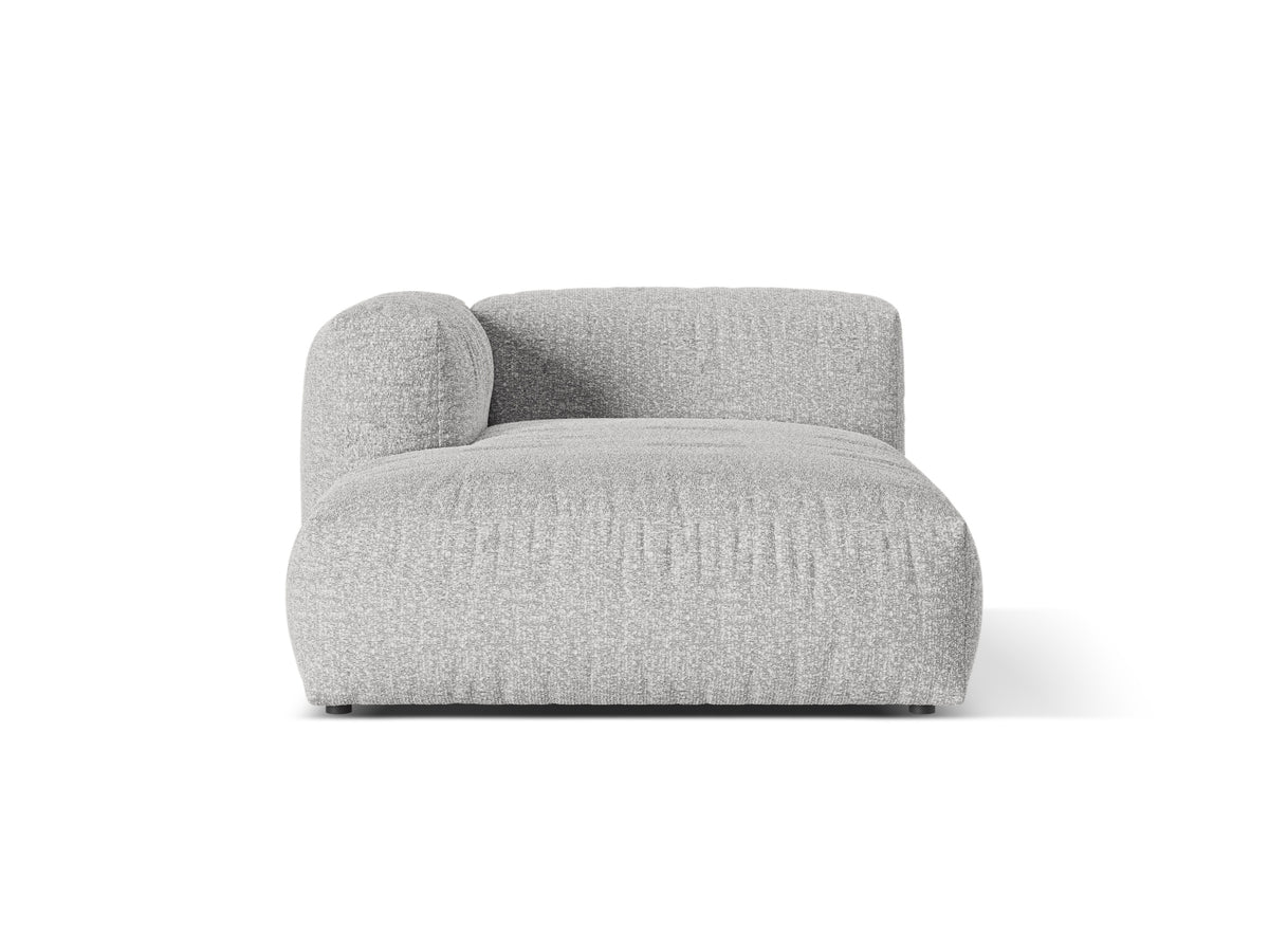 Martina Chaise Longue, 130x176 cm — Silver / Left