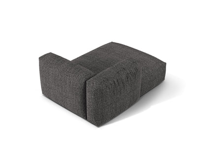 Chaiselongue Bouclé Anthrazit Martina — Maße und Details