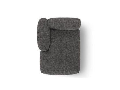 Chaiselongue Bouclé Anthrazit Martina — Ansicht 4