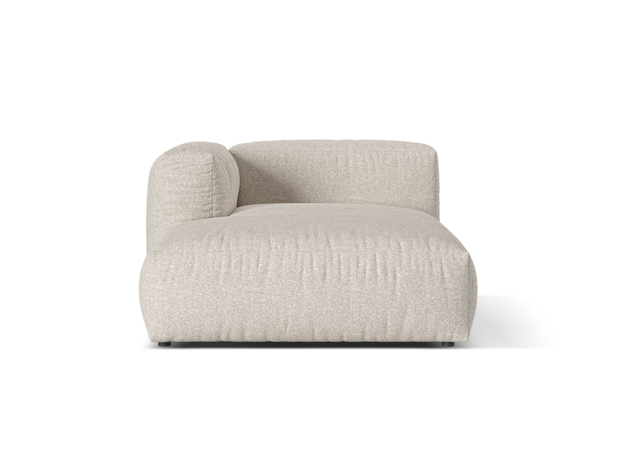 Martina Chaise Longue, 130x176 cm — Beige / Left