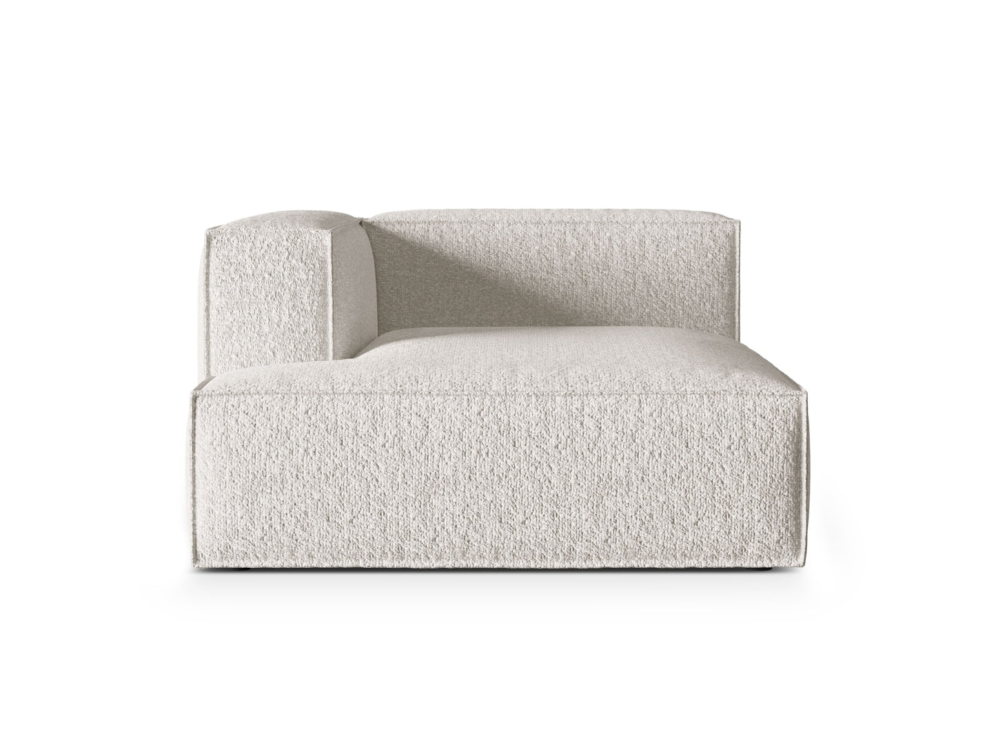 Chaiselongue Bouclé Anthrazit Nuria — Grey Beige Melange