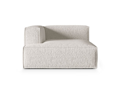 Chaiselongue Bouclé Anthrazit Nuria — Grey Beige Melange