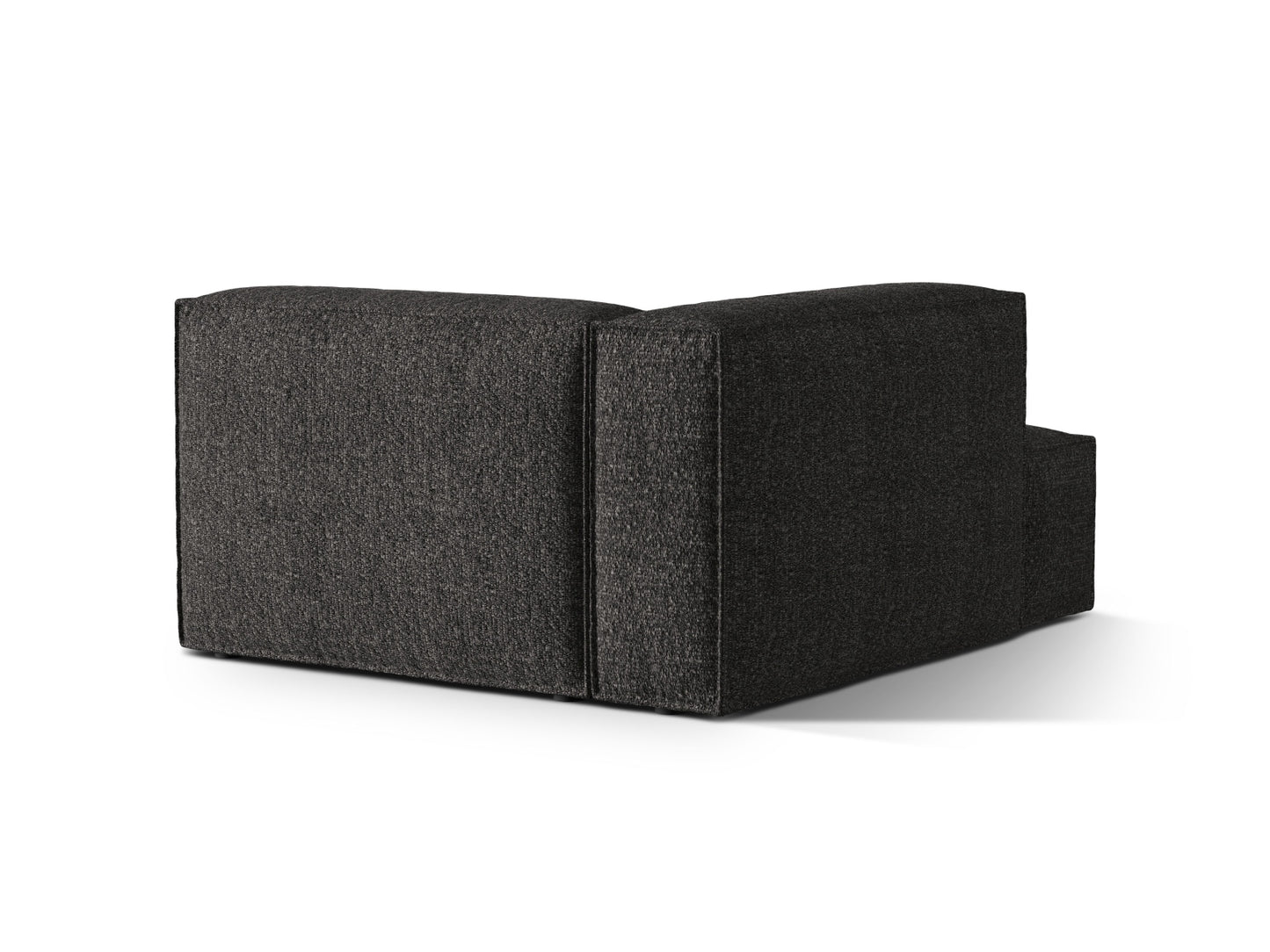 Chaiselongue Bouclé Anthrazit Nuria — Detailansicht