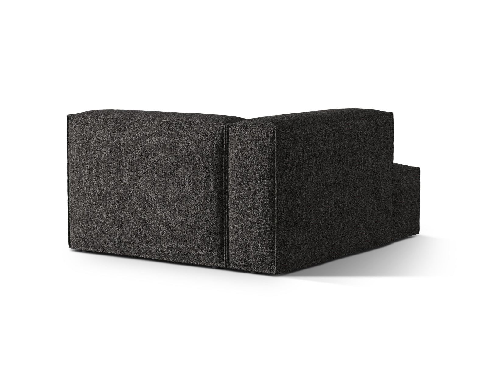 Chaiselongue Bouclé Anthrazit Nuria — Detailansicht