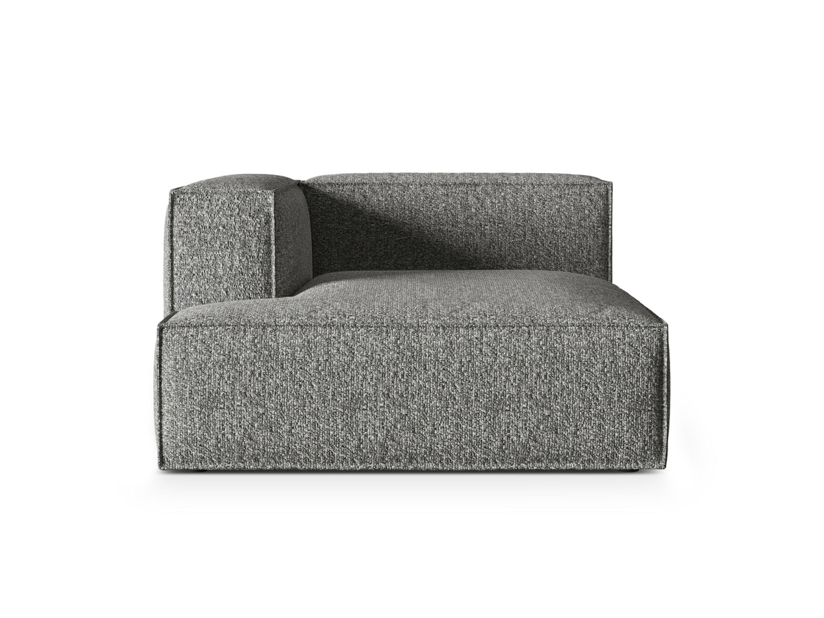 Nuria Chaise Longue, 127x147 cm — Graphite / Left