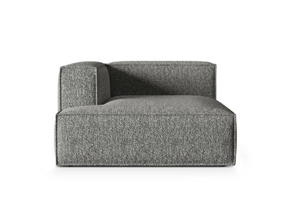 Chaiselongue Bouclé Anthrazit Nuria — Graphite