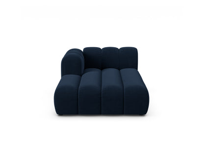 Chaiselongue Samt Beige Lupine — Royal Blue