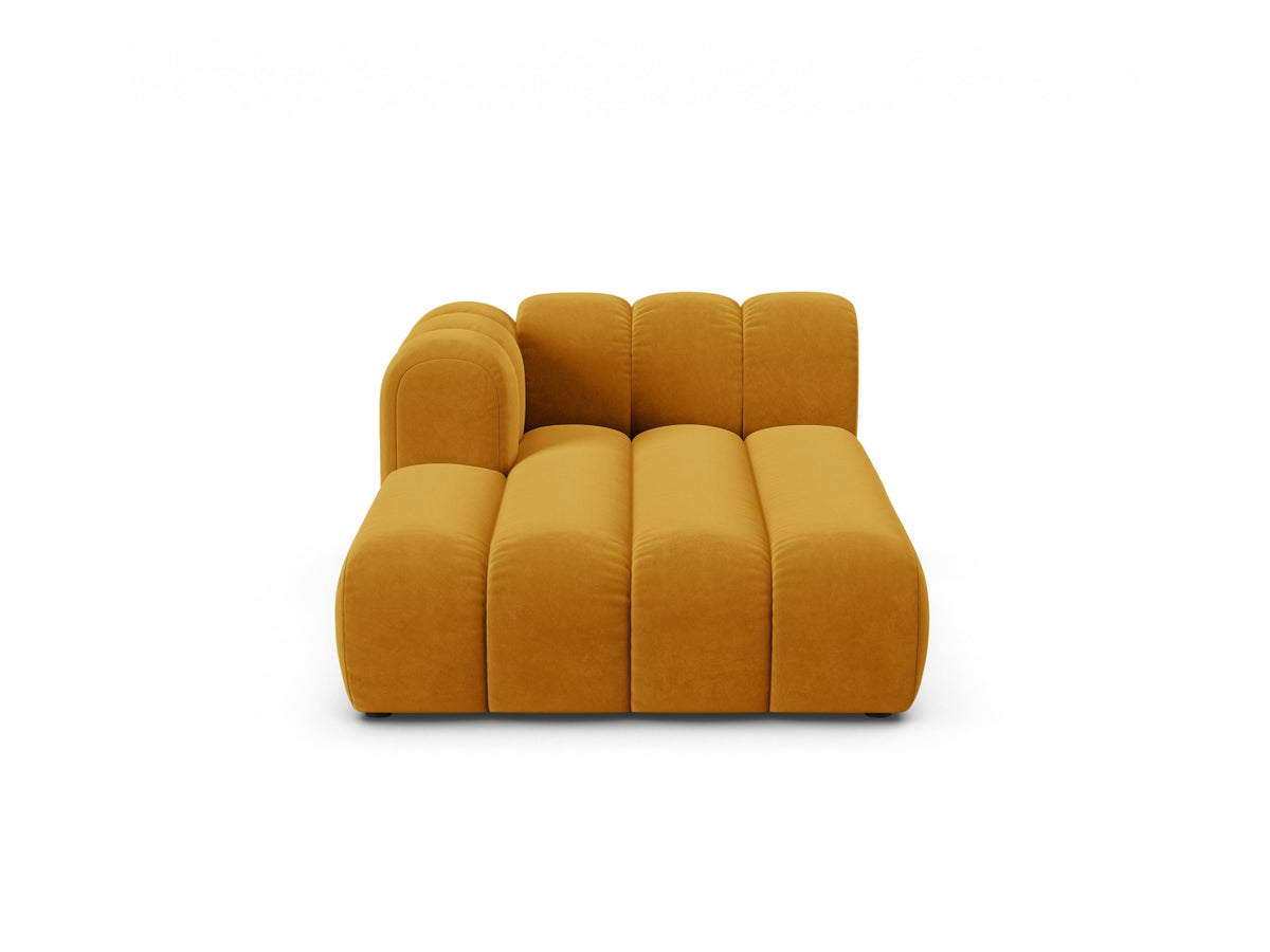 Lupine Chaise Longue, 2 Seats, 117x177 cm — Yellow / Left