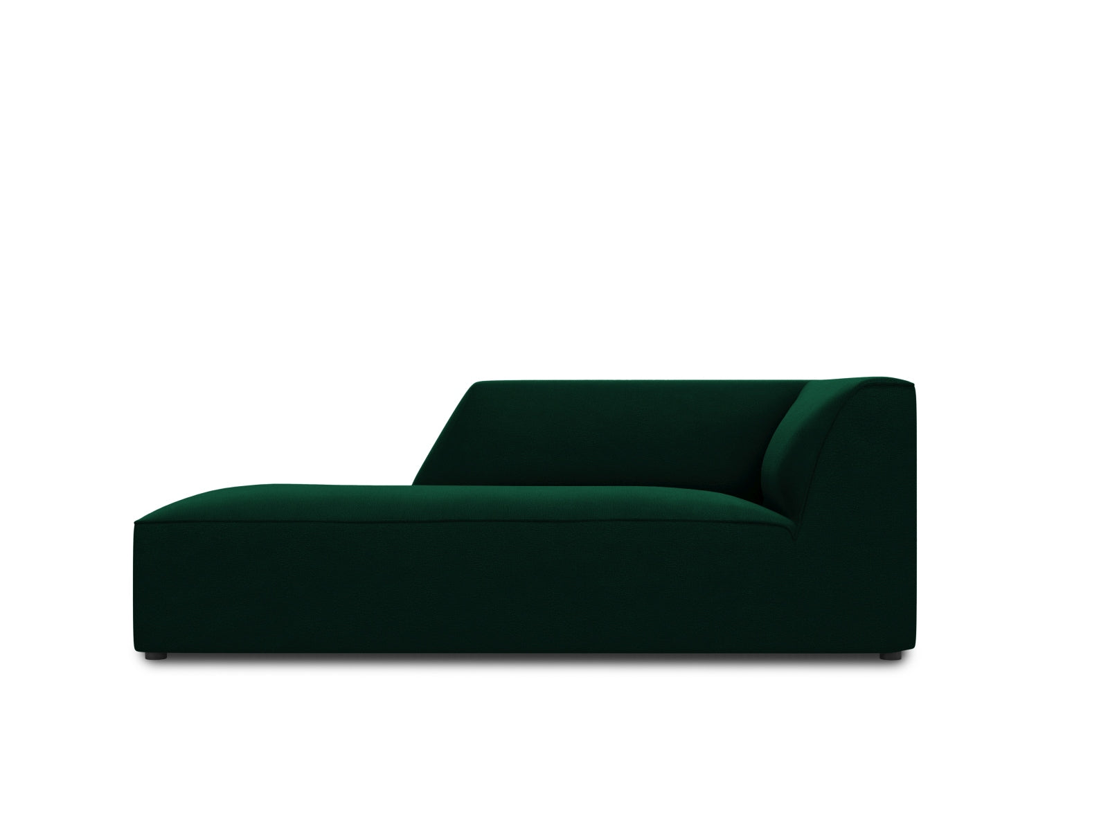 Ruby Chaise Longue, 93x180 cm — Bottle Green / Left