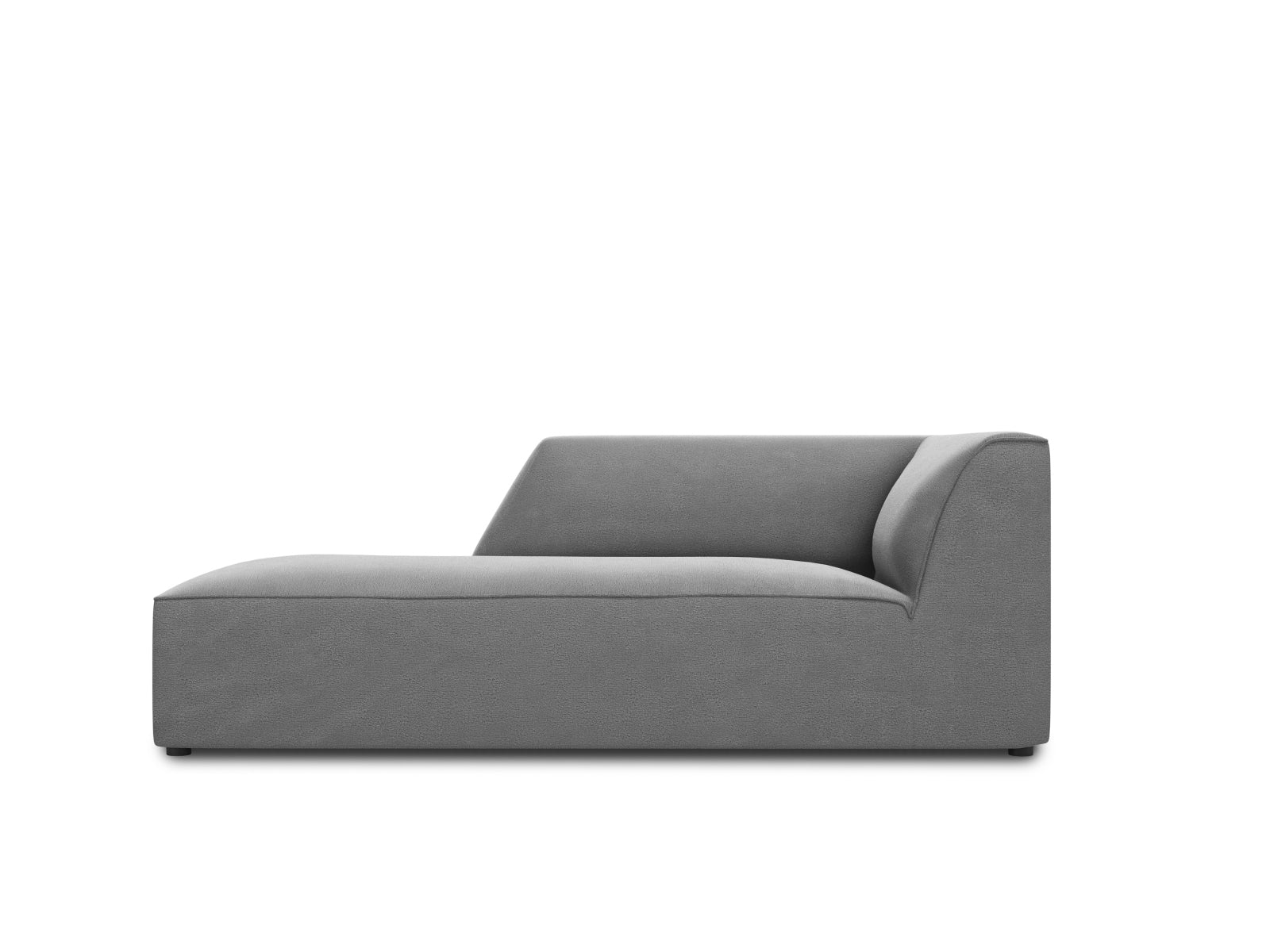 Ruby Chaise Longue, 93x180 cm — Grey / Left