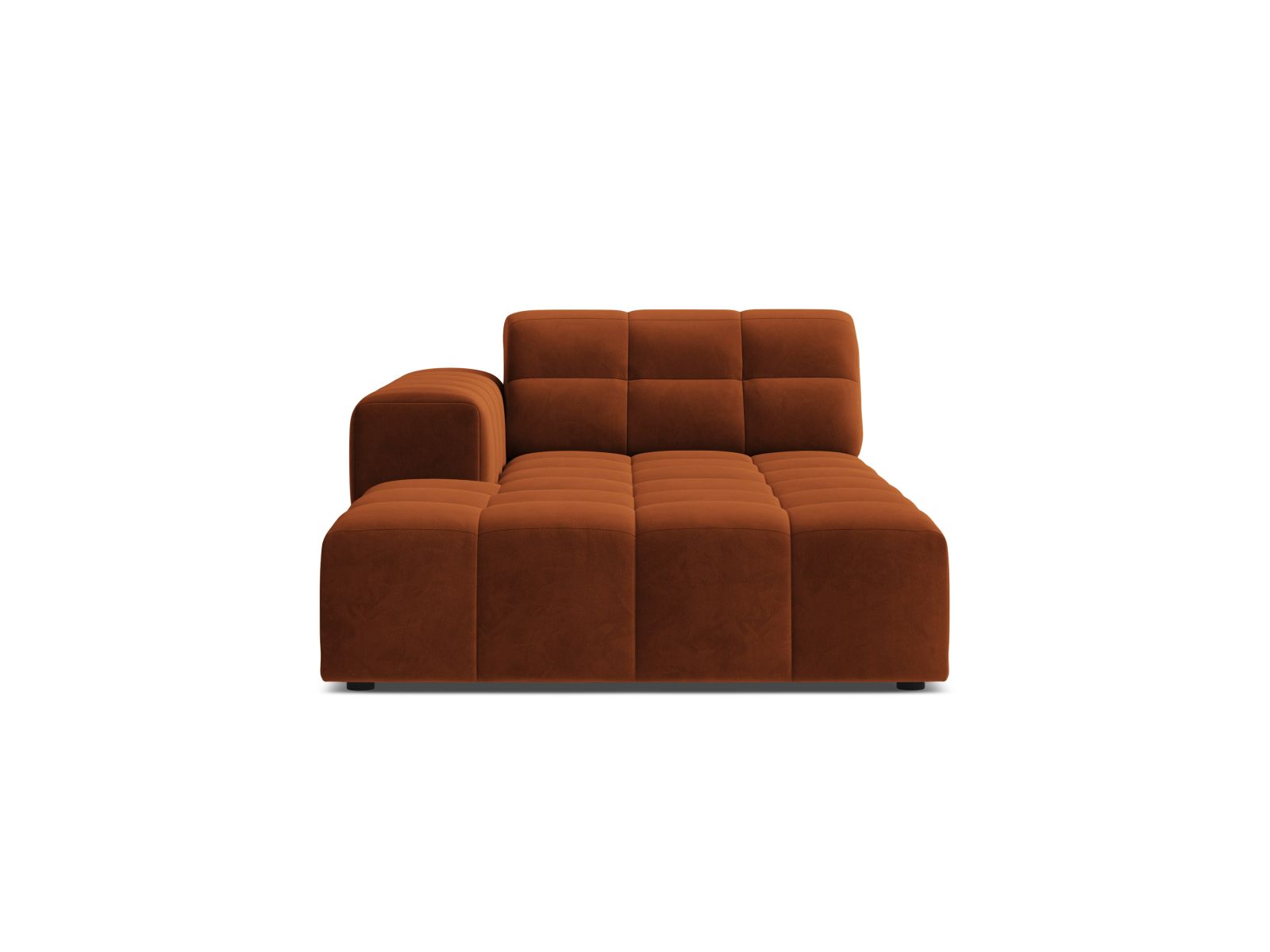 Jennifer Chaise Longue, 108x167 cm — Terracotta / Left