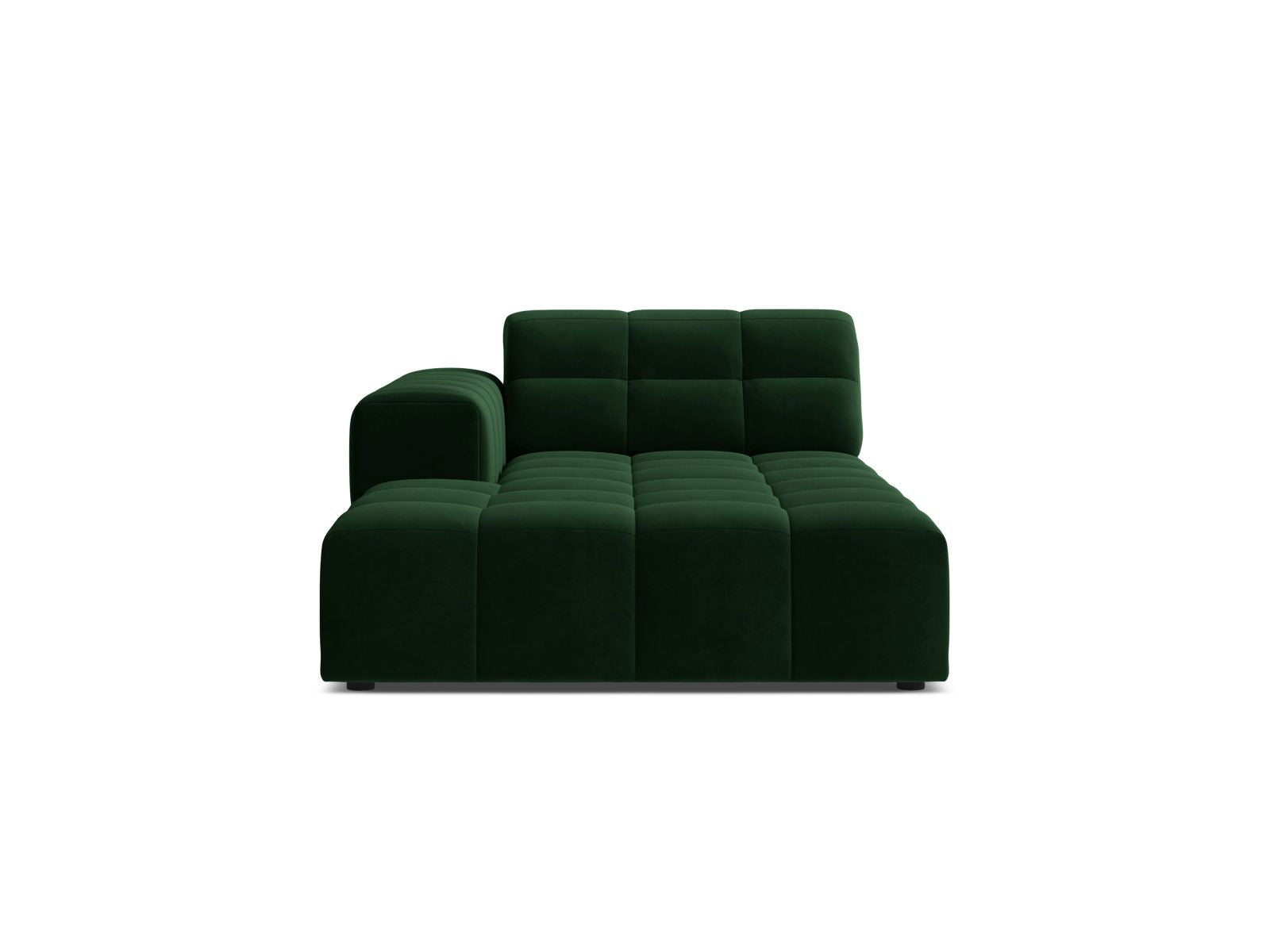 Jennifer Chaise Longue, 108x167 cm — Bottle Green / Left