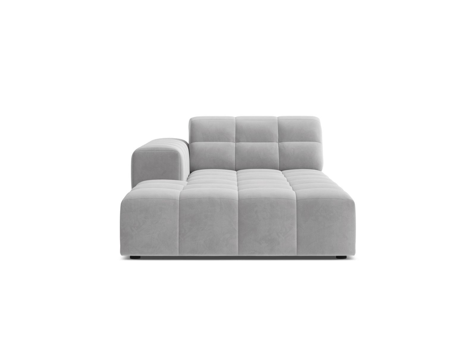 Jennifer Chaise Longue, 108x167 cm — Silver / Left