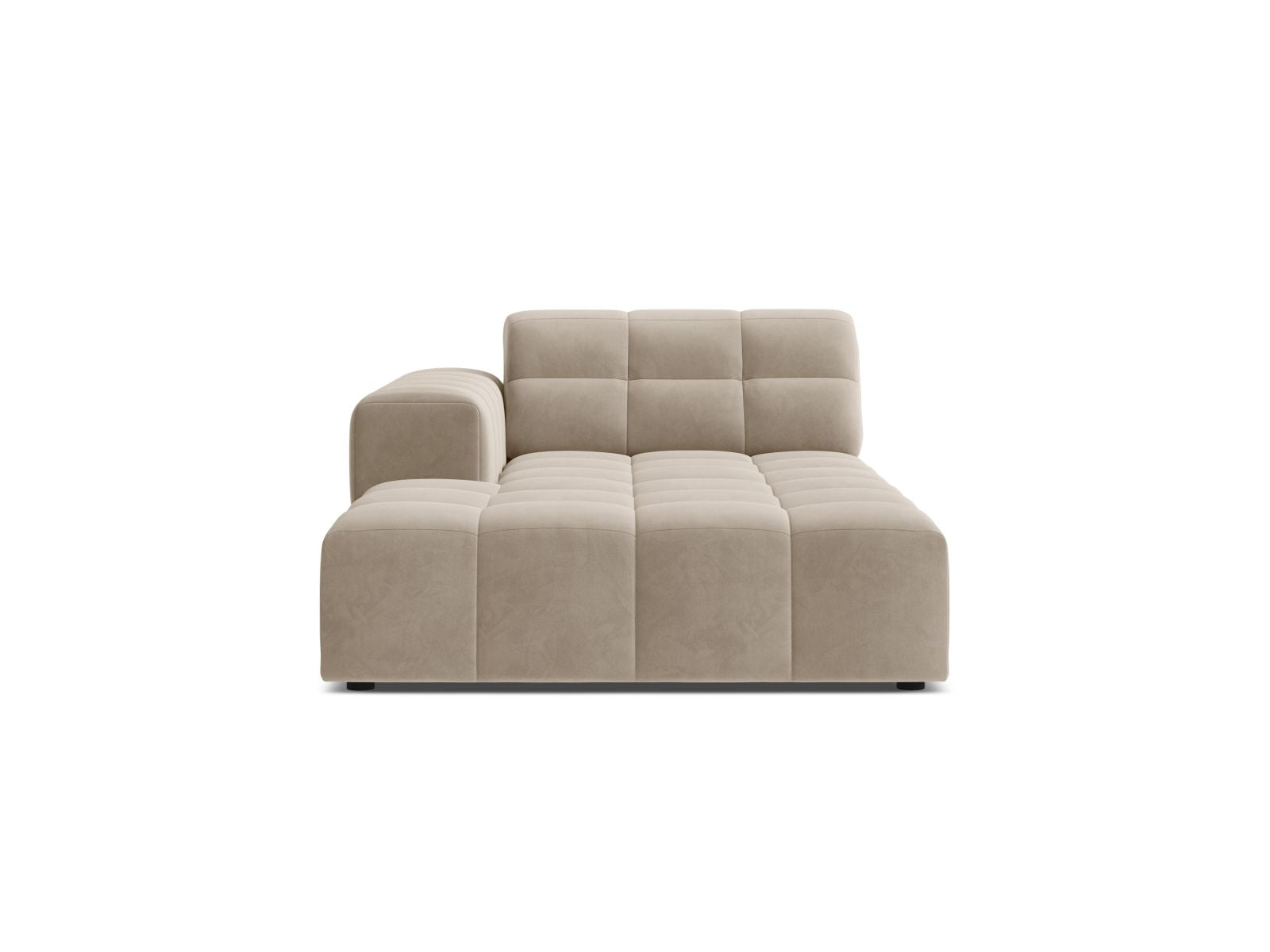 Jennifer Chaise Longue, 108x167 cm — Dark Beige / Left