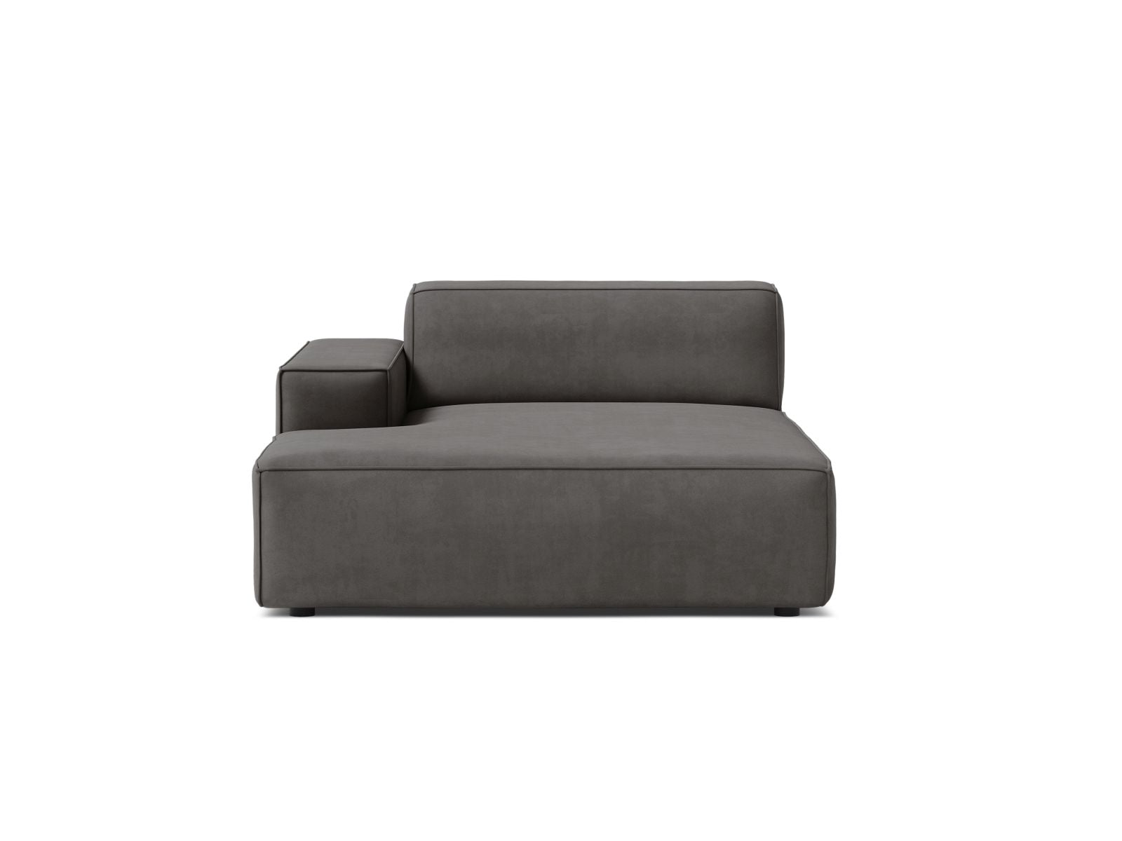 Jodie Chaise Longue, 102x162 cm — Light Grey / Left