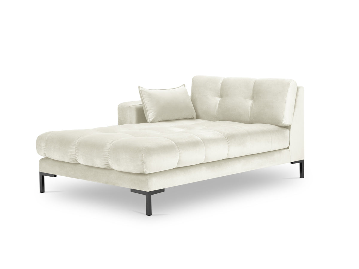 Mamaia Chaise Longue, 102x185 cm — Light Beige / Left