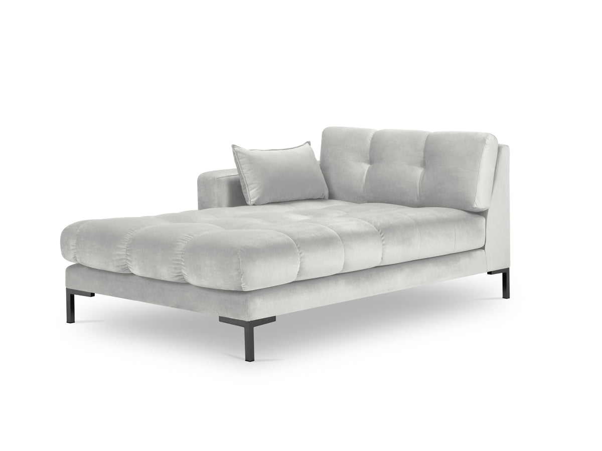 Mamaia Chaise Longue, 102x185 cm — Silver / Left
