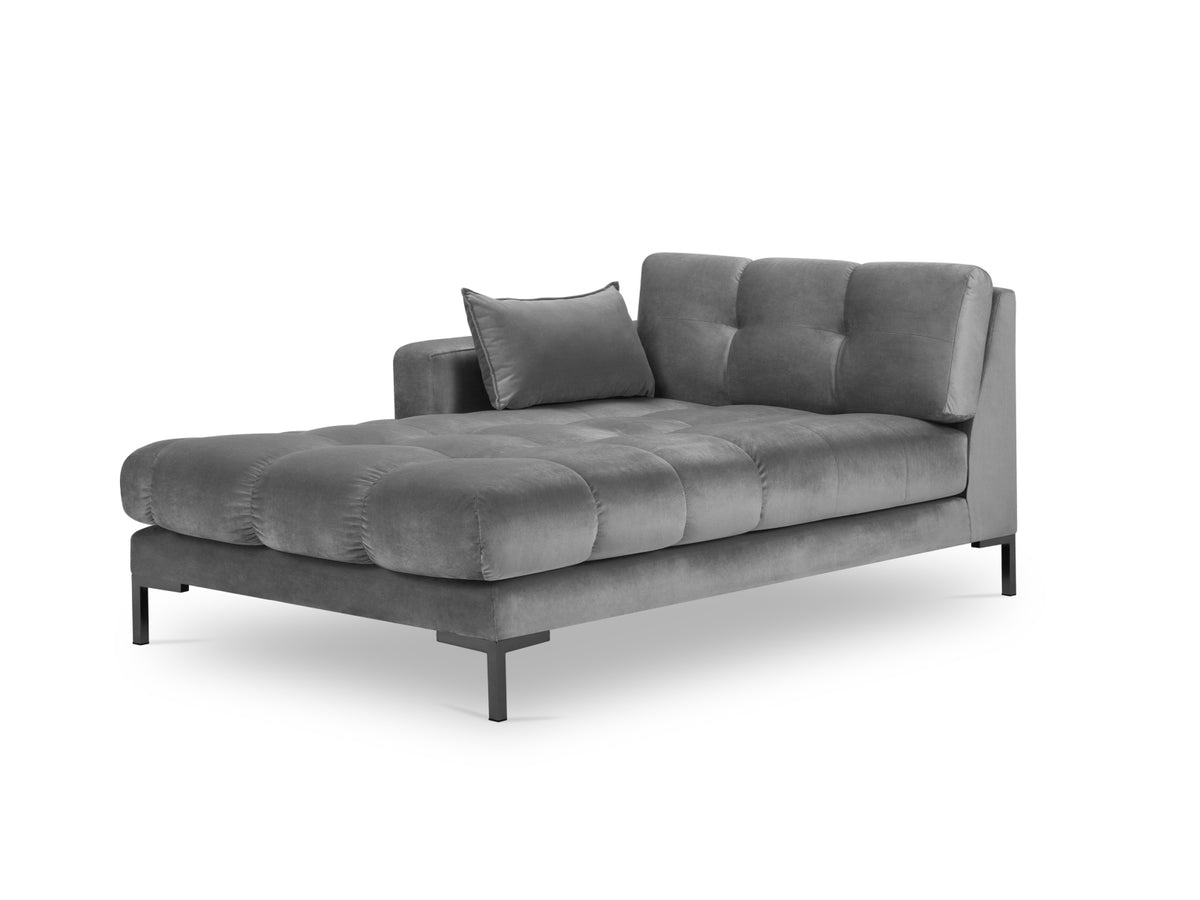 Mamaia Chaise Longue, 102x185 cm — Light Grey / Left