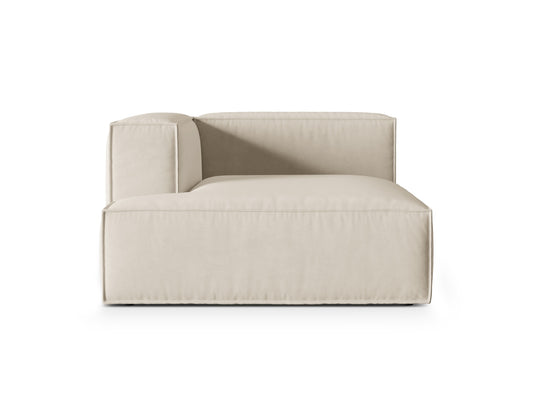 Nuria Chaise Longue, 127x147 cm — Beige / Left