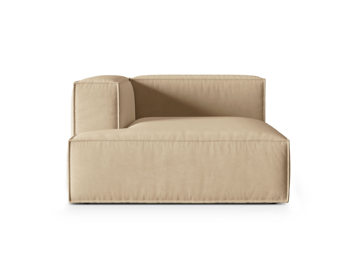 Nuria Chaise Longue, 127x147 cm — Nude / Left
