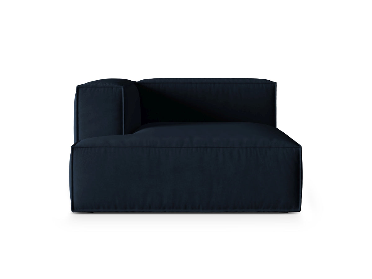 Nuria Chaise Longue, 127x147 cm — Dark Blue / Left