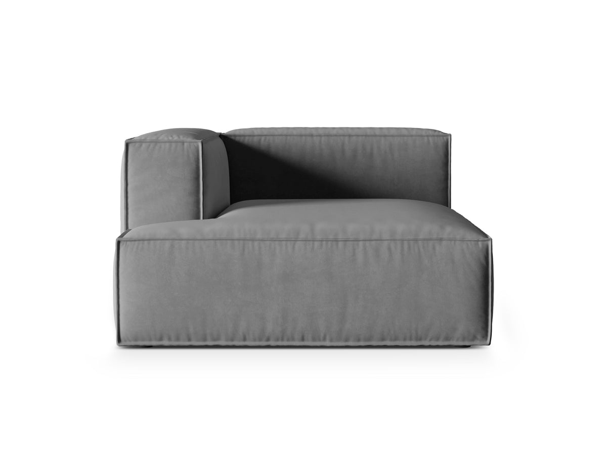 Nuria Chaise Longue, 127x147 cm — Grey / Left