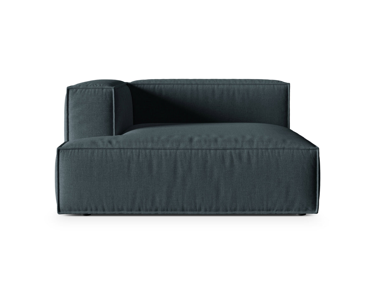 Nuria Modular Chaise Longue, 147x147 cm — Deep Petrol / Left
