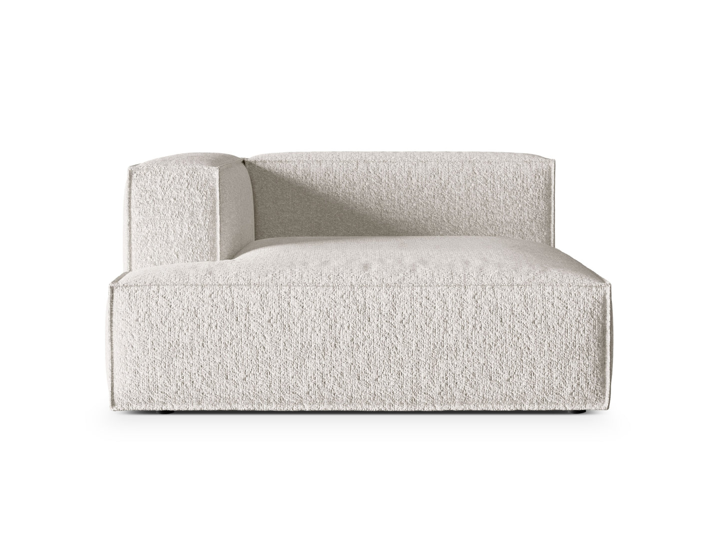 Chaiselongue Bouclé Anthrazit Nuria — Grey Beige Melange