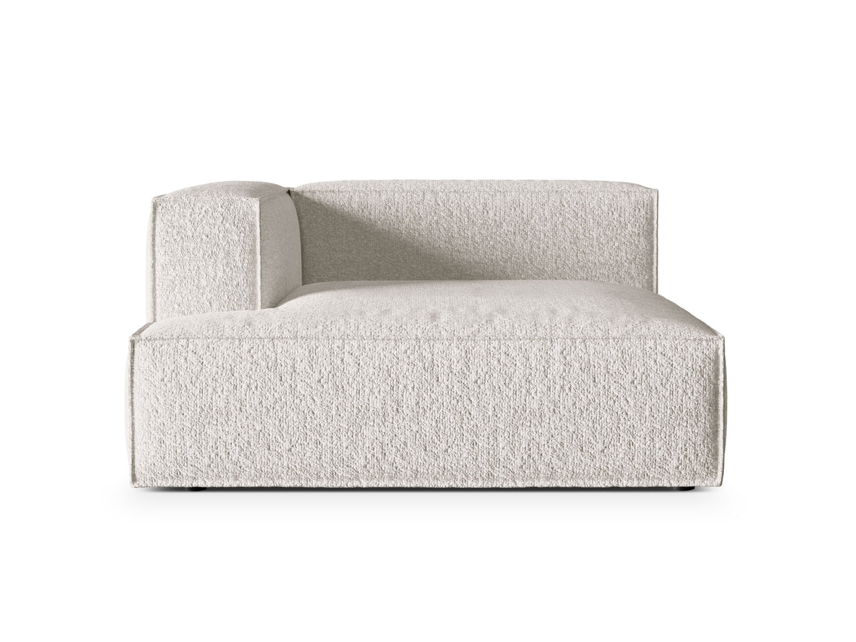 Nuria Modular Chaise Longue, 147x147 cm — Grey Beige Melange / Left