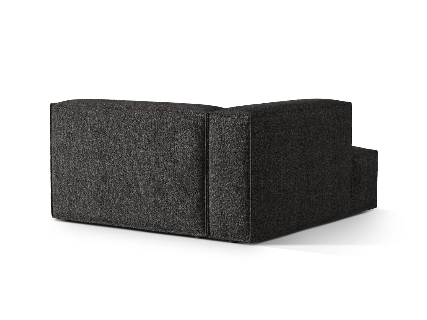 Chaiselongue Bouclé Anthrazit Nuria — Detailansicht